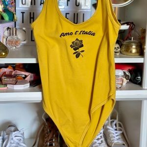 Forever 21 “Amo Italia” bodysuit